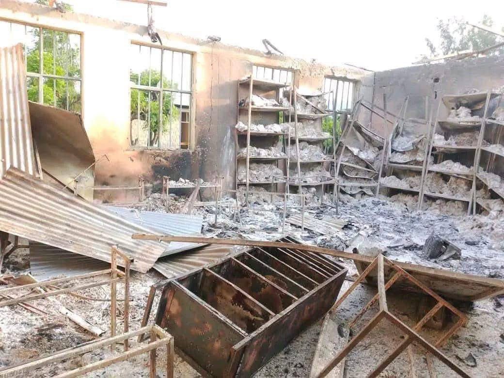 neby_G's tweet photo. 🚨 An @AbiyAhmedAli regime drone strike destroys school and @WorldBankAfrica-supported ICT center in Gijet, Seharti Woreda, Tigray Region, on August 26th

An Abiy regime drone strike hit a secondary school in Gijet town, Seharti Woreda, Tigray Region, at around 10 PM on August 26th, completely destroying the school. The school had served more than 500 local students since 2006/07 and contained an Information and Communication Technology (ICT) center equipped with 35 modern computers installed with support from the World Bank’s “3R” program. The ICT center was also completely destroyed.

Local residents and eyewitnesses said there were no military targets, armed forces, or military activity at the school at the time of the strike or beforehand.