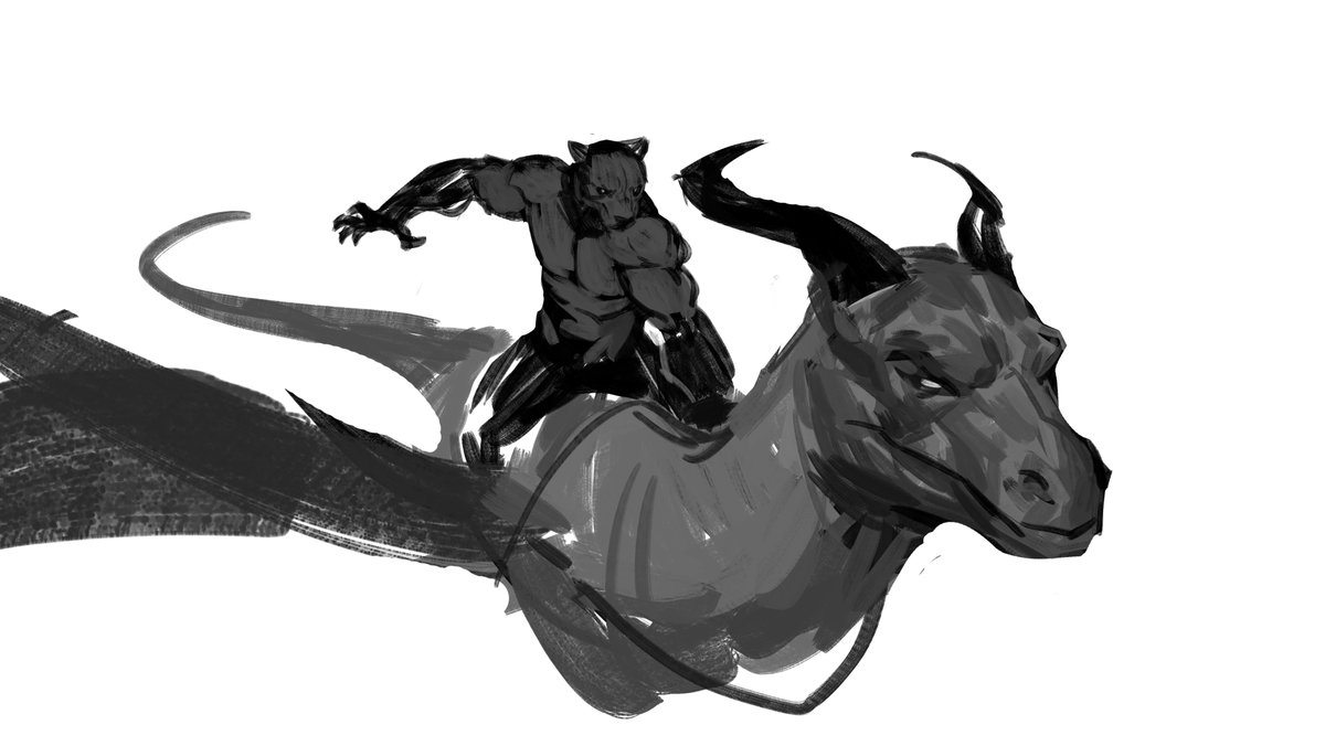 Kyababpartyart's tweet photo. While I'm finishing last commission I decided to make quick sketches just to relax a bit.
The process videos will be on the P site in 3 days. https://t.co/1ROoXi1uda