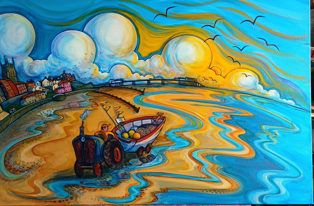emhowiebugs1's tweet photo. New work available at @RedLobGallery ! ##norfolk #painting #art #lovenorfolk #sheringham #norfolkcoast #norfolklife #seaside https://t.co/QPBuOZIaAd