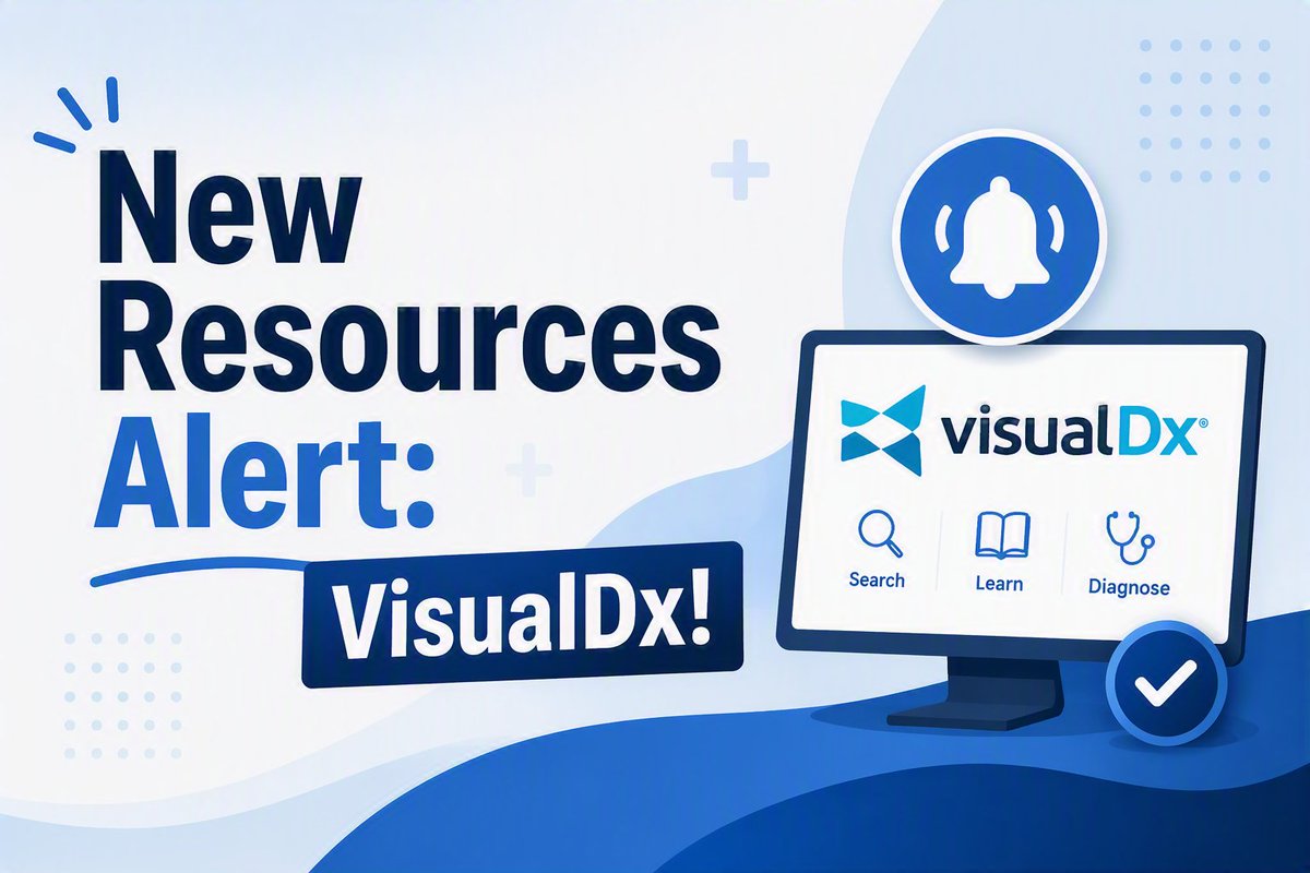 EmoryHealthLibr's tweet photo. Just a reminder that VisualDx is available to @EmoryUniversity faculty, students, and staff!

Access:  https://t.co/gOV9oHMCj5

@EmoryMedicine @EmoryFamMed @EmoryNursing @EmoryRollins @Emory_IntMedRes 
Image: Copilot https://t.co/yepmWDEBZN