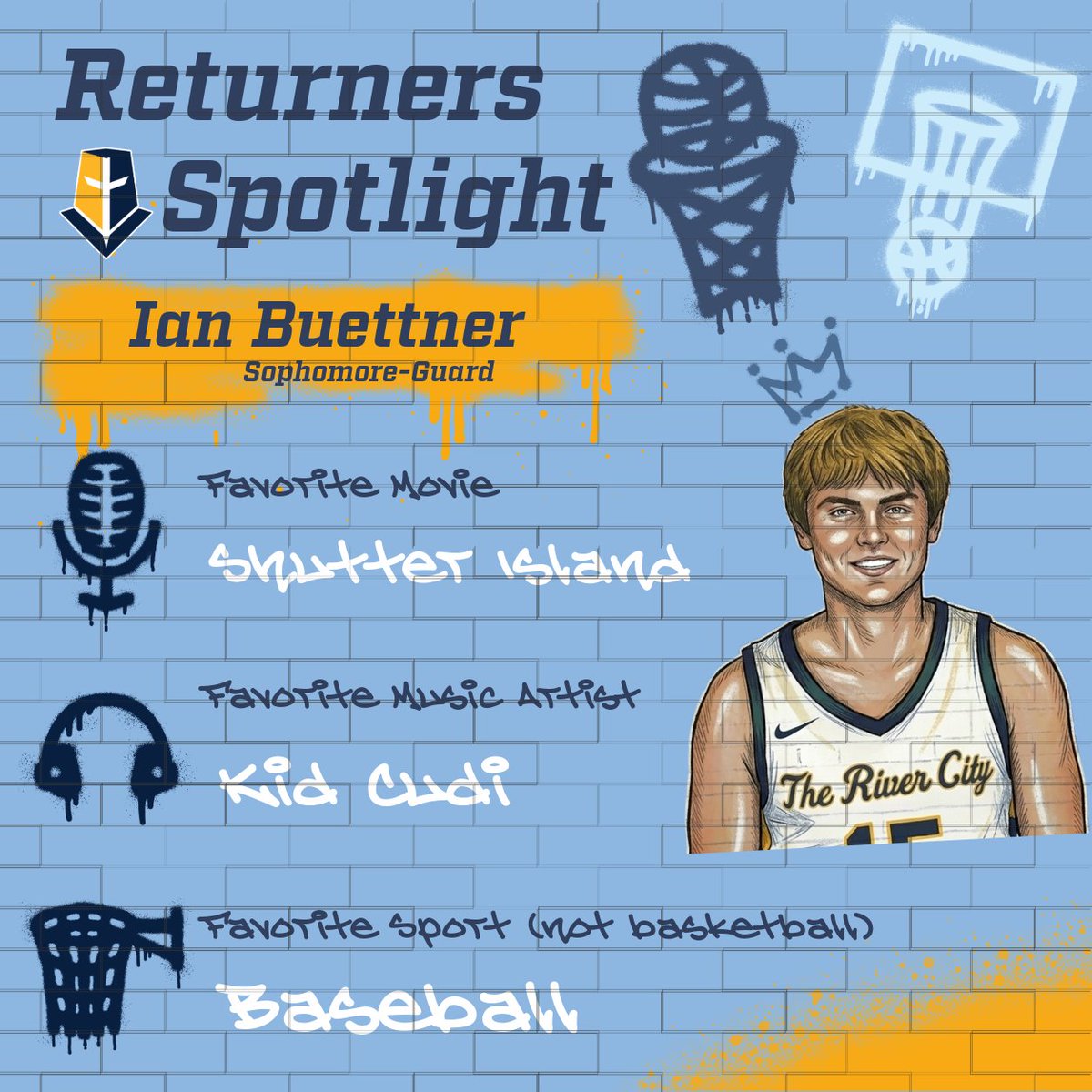 MMULancersMBB's tweet photo. 🏀 RETURNERS SPOTLIGHT 🏀

The familiar faces are back! 🙌

Get to know @buettnerian1 with three fun facts about one of our returning players!

Another season. Another opportunity. Let’s get to work. 🔥

#ReturnsSpotlight #GoLancers https://t.co/GHjKYG5H8U