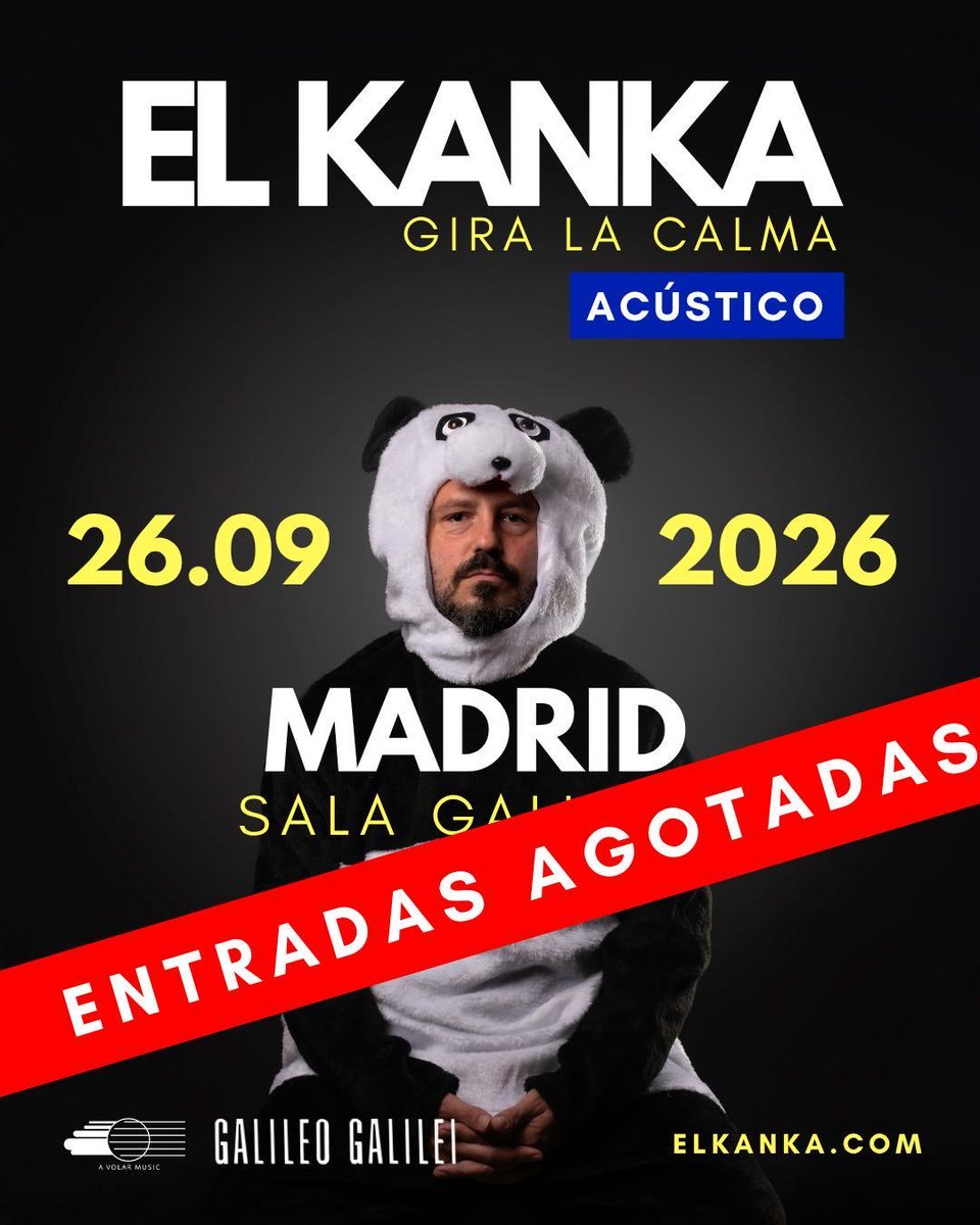 El_Kanka's tweet photo. Gracias, Madrid!!!! #giralacalma https://t.co/Wy829cfSAP