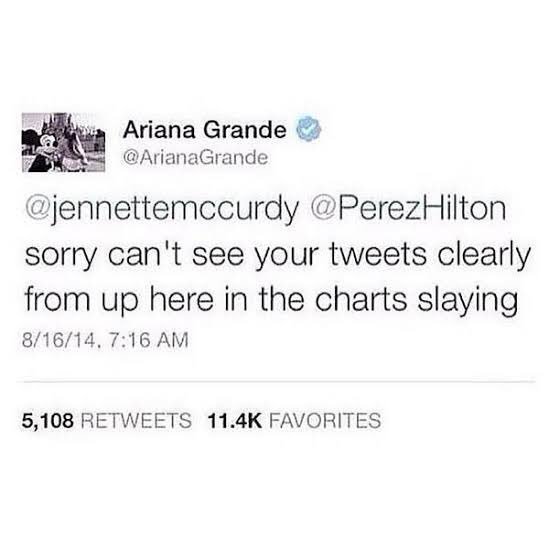 artfdeco's tweet photo. morro quando lembro que essa resposta da ariana fez a jannette se internar na reabilitação no dia seguinte https://t.co/PvRDcYUt0L