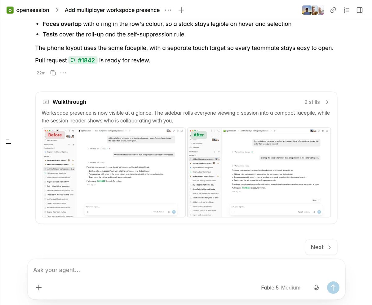 opensessionos's tweet photo. We are live! Your team’s control room for coding agents.

Check it out on https://t.co/tL4Yy11zvf https://t.co/kZilttLCcm
