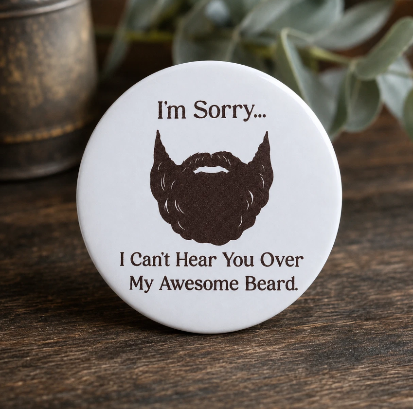 CuriousDive's tweet photo. https://t.co/mpauhePeeh
NEW Funny I Can't Hear You Over My Awesome Beard 2.25 in Pinback Button Badge
#NEW #Funny #Awesome #Beard #BeardedMan #Pinback #Button #Badge #Ebay #WildcardWarehouse https://t.co/KCc0WLHCRu