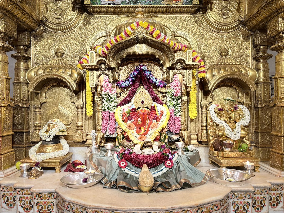 SVTMumbai's tweet photo. 🙏गणपती  बाप्पा मोरया 🌺मंगलमूर्ती मोरया 🙏२७/०८/२०२६
🙏Ganapati Bappa Moraya 🌺 Mangalmurti Moraya  🙏 27/08/2026 https://t.co/MT3iLnJlVi