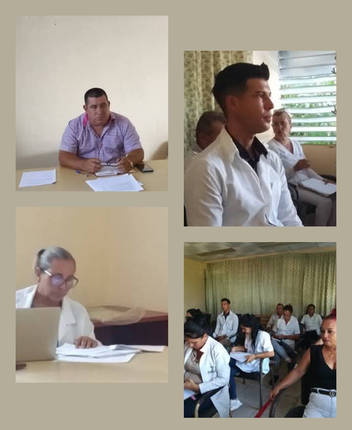 Dgsmjibacoa's tweet photo. 👉Preside el Dr. Omar Ochoa Santiesteban Director General de Salud Majibacoa , el consejo de dirección correspondiente al mes de agosto,donde se chequearon acuerdos, se dieron indicaciones del organismo superior y se trataron puntos vitales para el funcionamiento de DGS, https://t.co/r0xDcHfWne