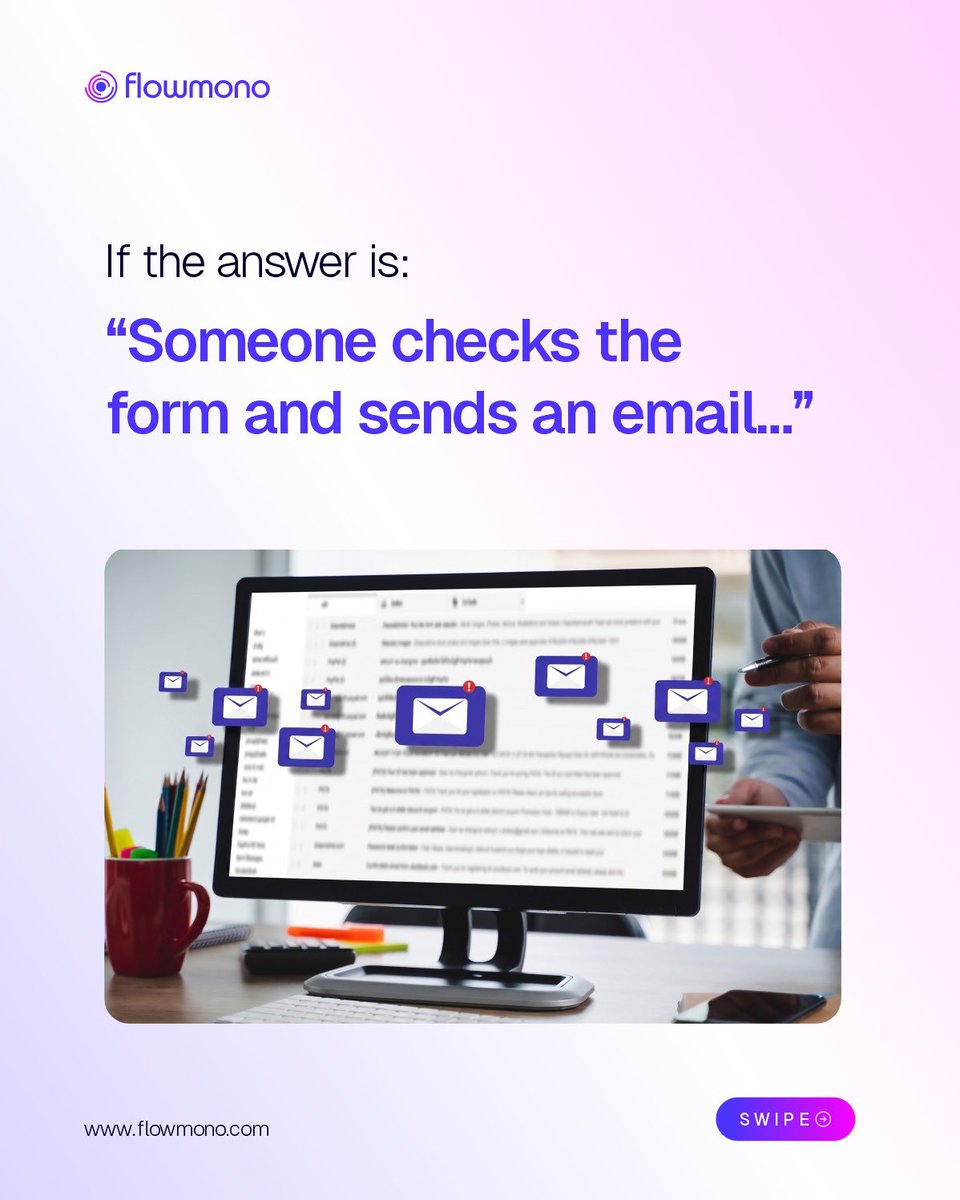 Flowmonoinc's tweet photo. An easy HSE workflow test: an incident is reported. If the answer is “someone checks the form and sends an email,” that’s not automation, it’s a manual process with extra steps. 

Flowmono Automate fixes that: reported, routed, assigned, tracked.

Click the link -  https://t.co/fuuwdEkEKK to start automating your processes. 

#flowmono #hseworkflow #workflowautomation #incidentmanagement