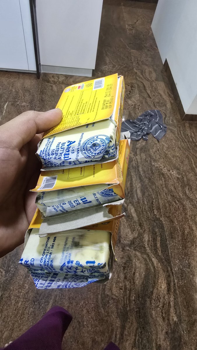 _adipareek's tweet photo. Bought @Amul_Coop from @RelianceFreshIN there seems to be fungus in the butter. @Tukaram_IndIAS @foodsafetygov https://t.co/tx0J645jQ0
