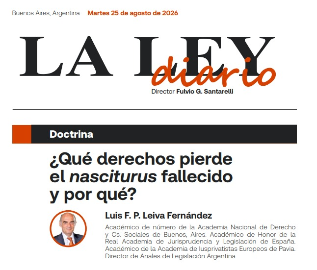 lleivafernandez's tweet photo. Comparto con ustedes el texto de mi último trabajo sobre "QUÉ DERECHOS PIERDE EL NASCITURUS FALLECIDO Y POR QUÉ".
https://t.co/OLLHrorSOj https://t.co/76CtshWLls