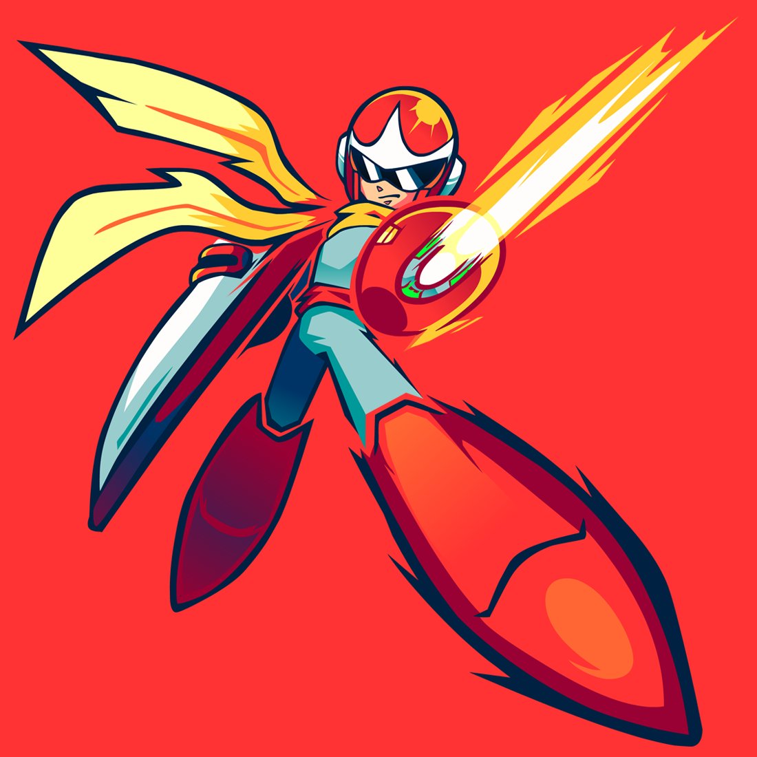 NGZ0NE's tweet photo. Cool to have our aura farming DLN back in #MegamanDO! Let's go #Protoman https://t.co/fFEKcCAh7z