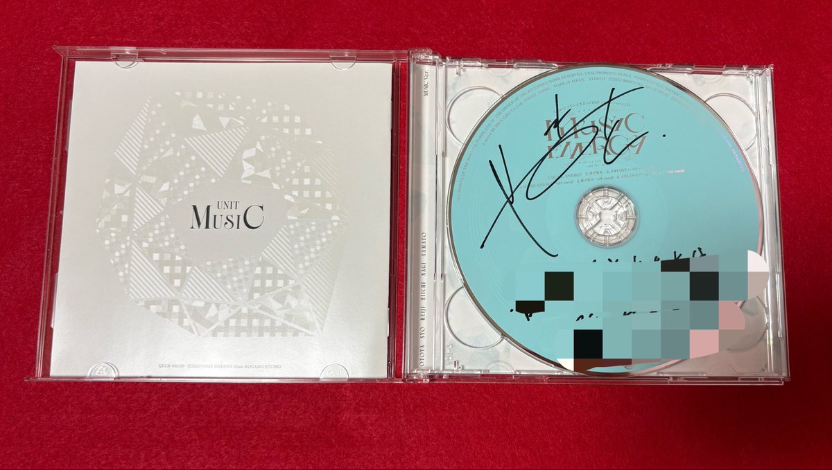 Usg3412's tweet photo. 【譲渡】うたプリ 15th Anniversary CD MUSIC Ver. サイン入り

譲⇒大和(音楽で〜)

求⇒3000円または音也(サインの種類問いません)

送料込の金額です。
交換の場合送料相互負担。
2枚目からお好きな特典お選び下さい。
+150円で1枚特典追加可能です。
検索からでもお気軽にどうぞ。 https://t.co/rfICYzuoGF