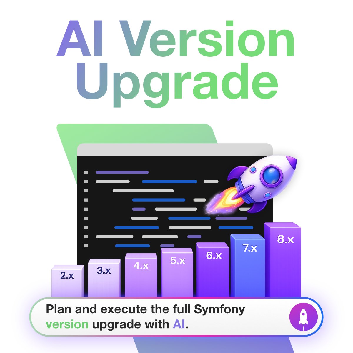 sensiolabs's tweet photo. Upgrade your #Symfony app faster ⚡️

Our new #AI-powered Version Upgrade 🚀🪄 solution combines smart automation with manual #expert review to cut delivery time by up to 50%

ℹ️ 100% human-driven upgrades with zero #LLM stay fully available

Start now 👉 https://t.co/N74jHOMEOa https://t.co/QqwBzWtpem