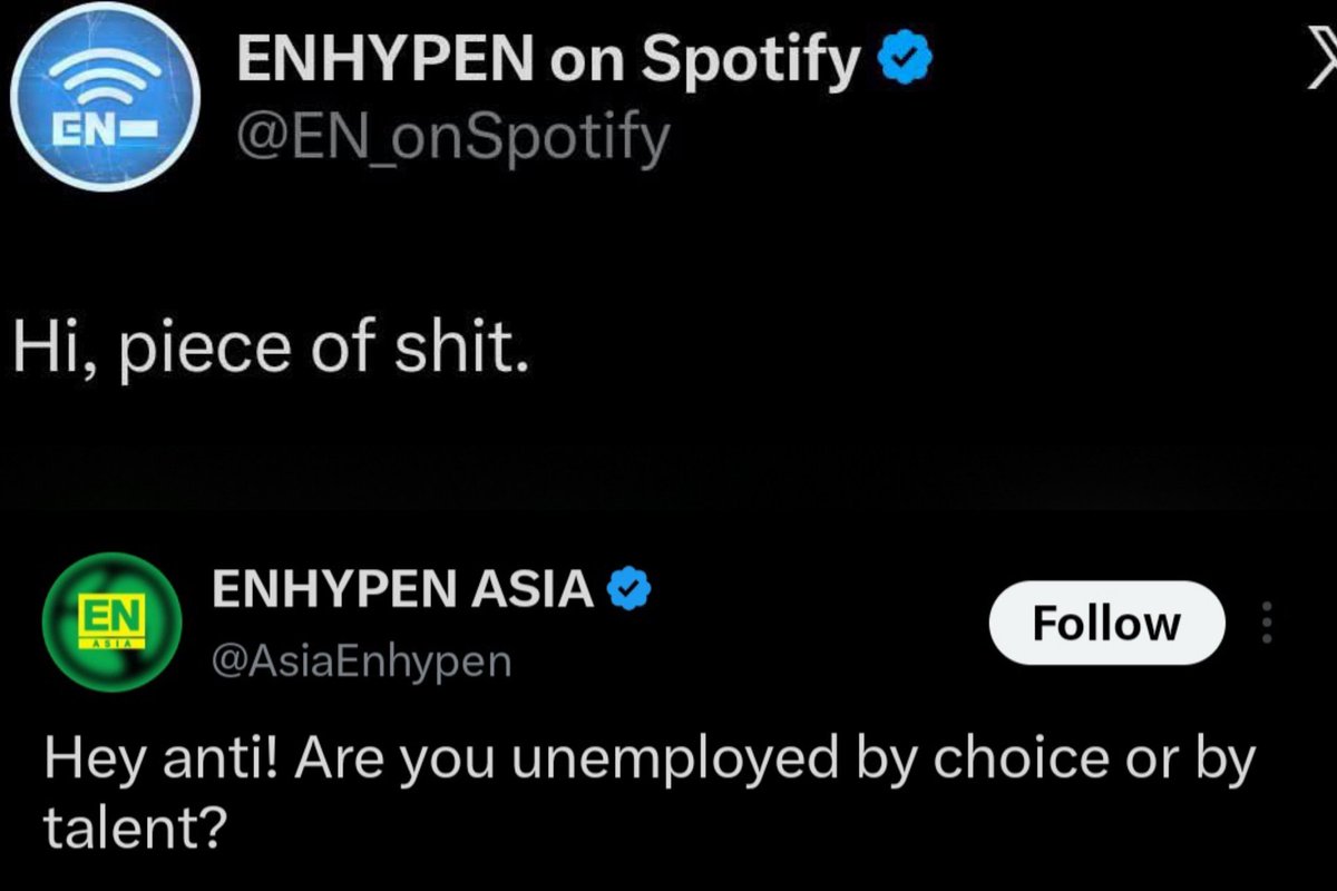 XxYunah0's tweet photo. Saying this when you have an enhapopbase in your fandom and they’ve had to delete their unprofessional tweets multiple times https://t.co/QFtfuDJKzt