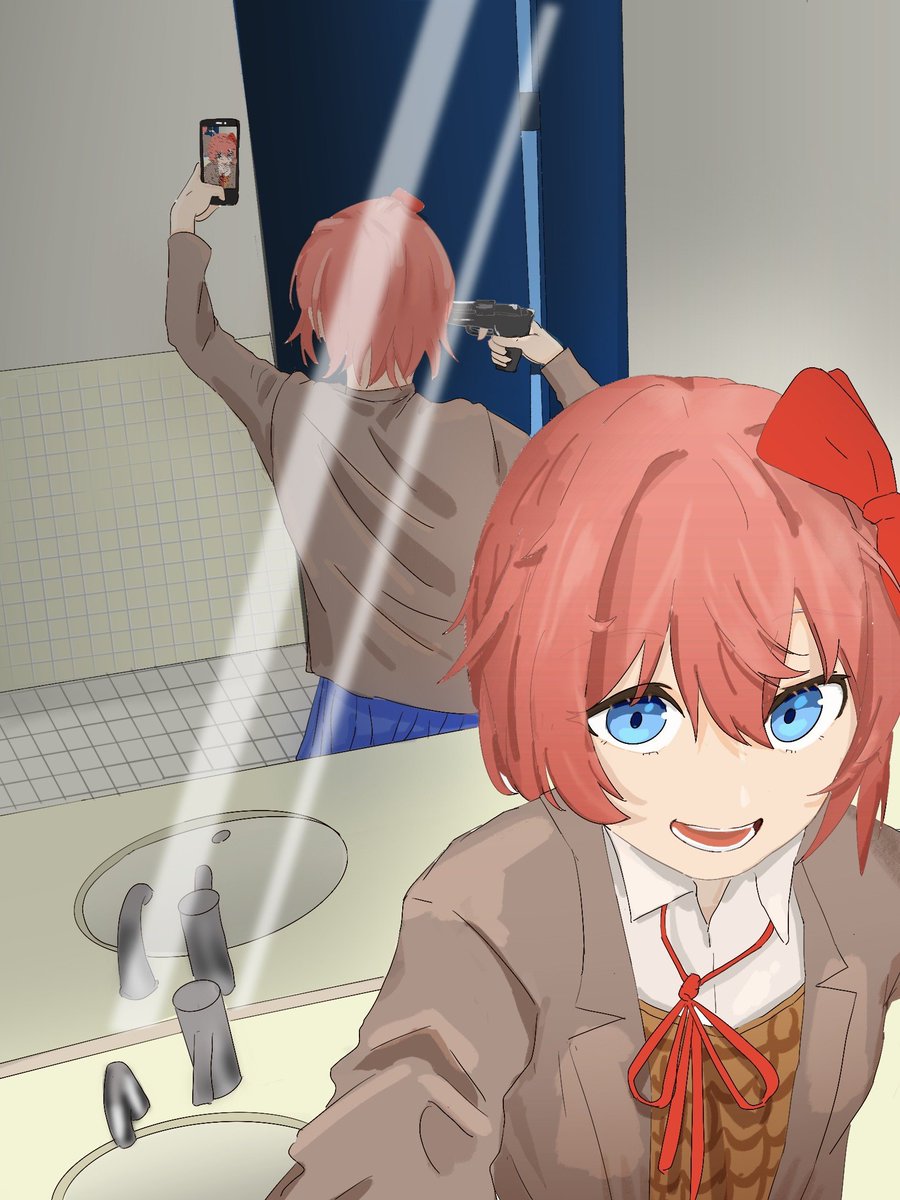 Vadera0's tweet photo. #DDLC #Sayori #Meme https://t.co/zdhLuo4lbU