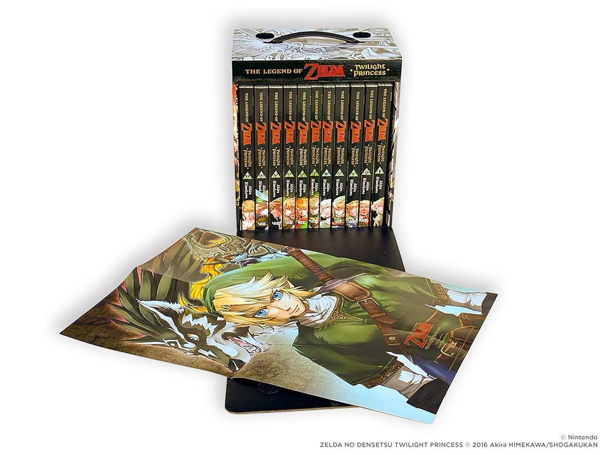 VideoArtGame's tweet photo. The Legend of Zelda: Twilight Princess Complete Box Set: Volumes 1-11

🛒 https://t.co/g5N4rd5gVj https://t.co/oeUN7qFRye