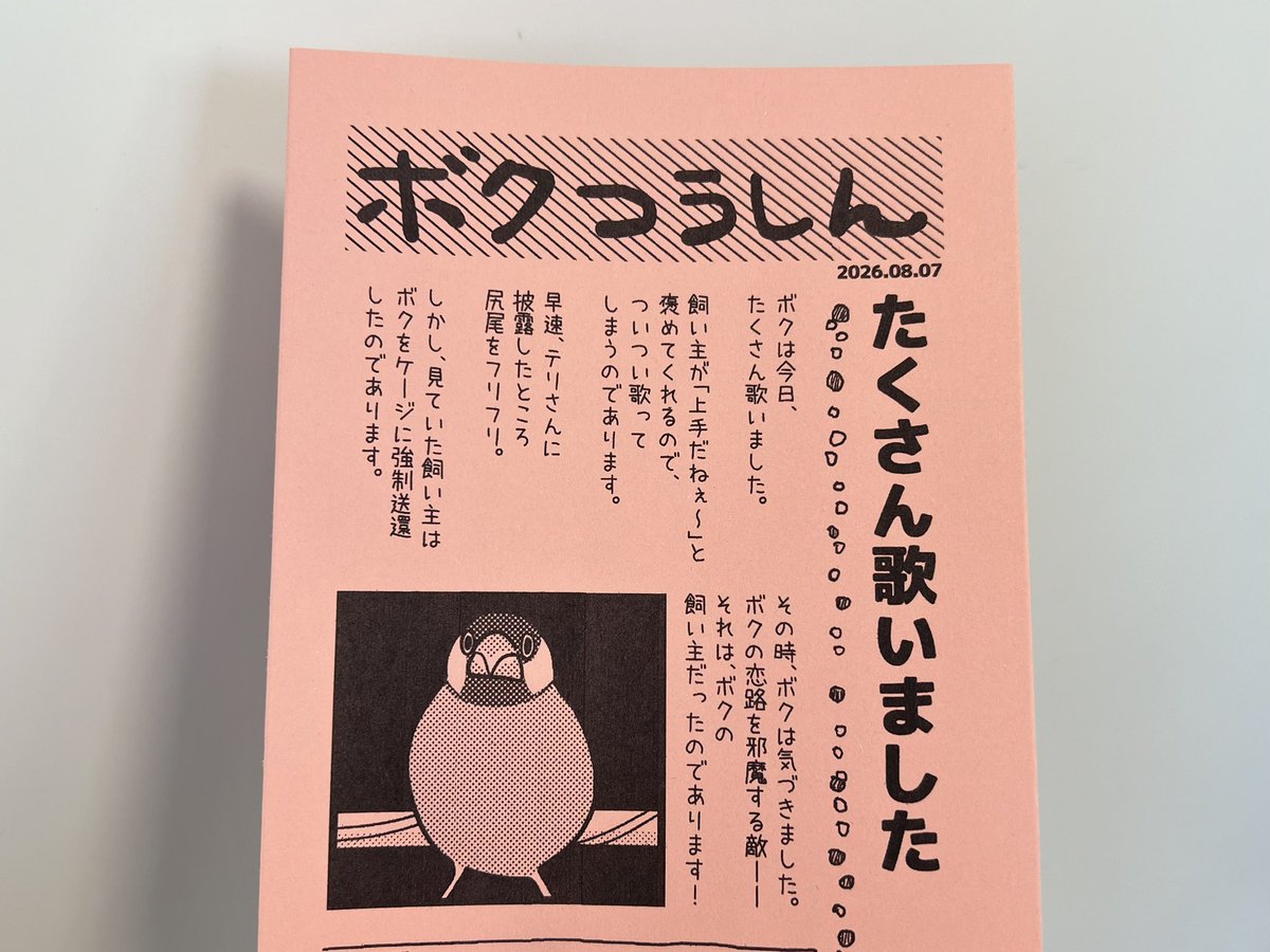 ppp_tk_'s tweet photo. ボクつうしんをセブンイレブンのネットプリントに登録しました！

7月号【91157422】
8月号【61666143】

9/15(火)23:59まで
白黒B5での印刷をおすすめします！

用紙の色は白色ですが、ほしい方はどうぞ！📢🌰 https://t.co/ojtAHYY9wb