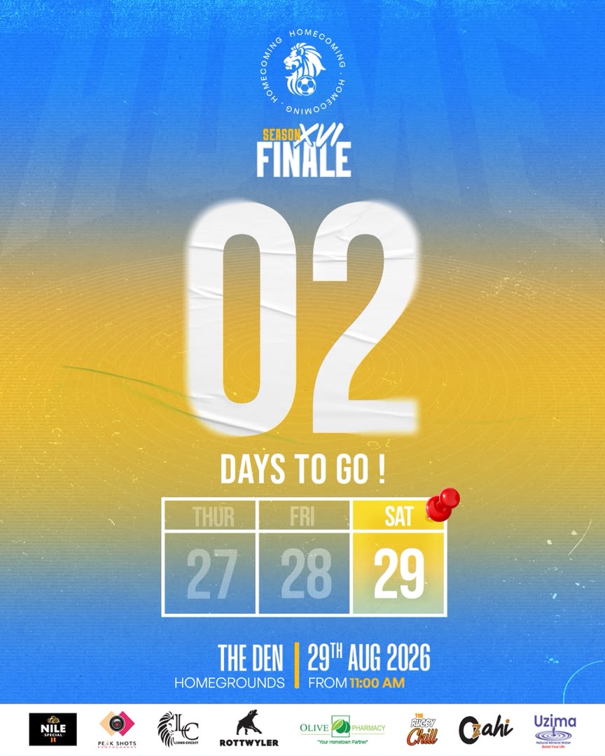 ntare_league's tweet photo. 16 seasons brought us here.

In two days, The Den opens its doors for the first time as the permanent home of the Ntare Lions League.

TY Omujuma 🆚 Machando FC
📍 The Den | ⏰ 4 PM

We’re almost home.

#NLLXVI #NLLAtHome https://t.co/cN26ndhdmh