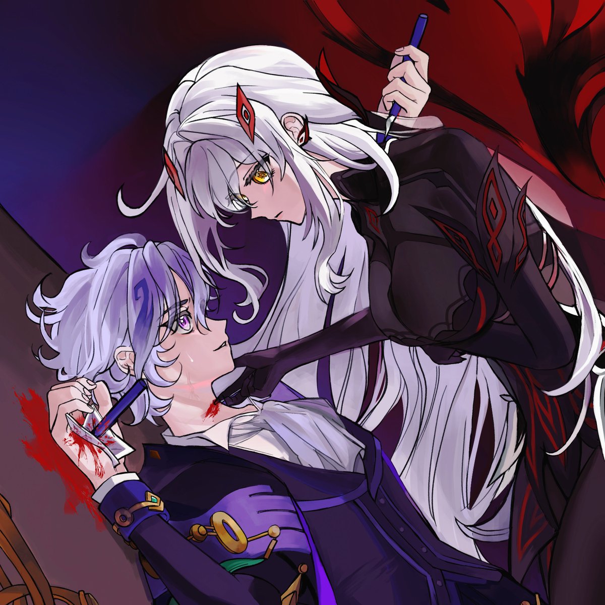 ng_mlgh2249's tweet photo. #mitya #ronova
(⚠︎약 유혈)

너를 죽이려하다 하루가 다 지났어
너를 죽이려하다 1년이 가버렸어~ https://t.co/ufzLJTA09o