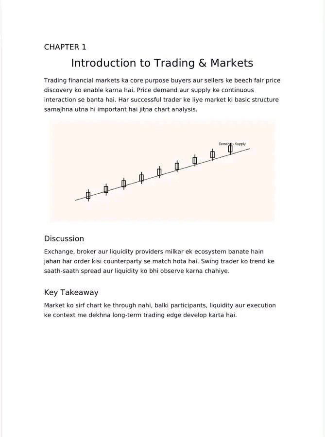 Tradewitjames's tweet photo. Here you’ll learn advance trading in simple language .
Chapter-1
#advancetrading #Trader https://t.co/2Xgq0RzmMV