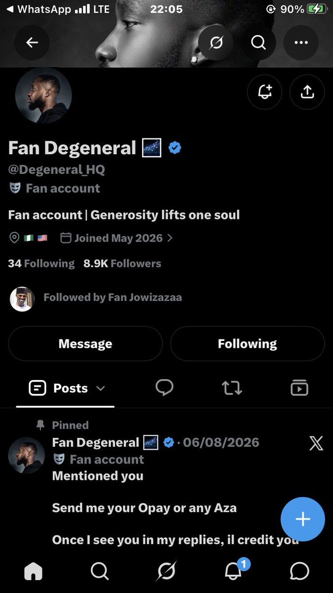 obd_faith's tweet photo. @Jowizazaa_gives @Degeneral_HQ @Jowizazaa_gives 8132877421 opay https://t.co/NT5umicXGB