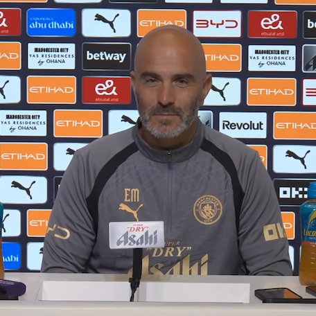 TouchlineX's tweet photo. 🚨🗣️ 𝗡𝗘𝗪: Enzo Maresca: "Omar Marmoush is set to leave the club." https://t.co/Gry1Sbi3km