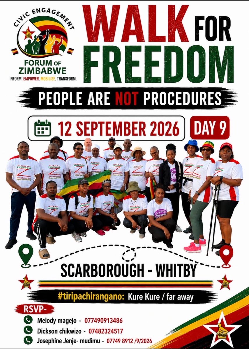 AndrewTMasuka's tweet photo. As we continue with our walk for freedom come join us for this is our freedom and not anyone else’s @ZHRO_Zimbabwe https://t.co/wkR5tA6mfG