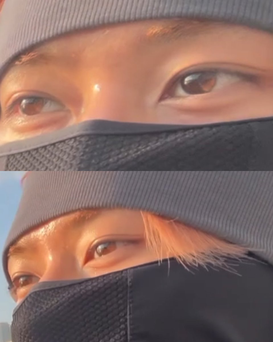 minolinori's tweet photo. his brown eyes in the sun looks the prettiest~ 🥹 https://t.co/fst33jydhM