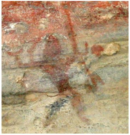 nickcollins1953's tweet photo. A painted figure at Bhimbetka in Madhya Pradesh, as much as thirty thousand years old. The historian Michael Wood, standing in front of it, said it reminded him of the dancing Shiva sold on pilgrim posters in India today.

Most of the world's religions were imposed by conquest and/or migration. India's was not. What that continuity means for the history usually taught is the subject of my new essay.