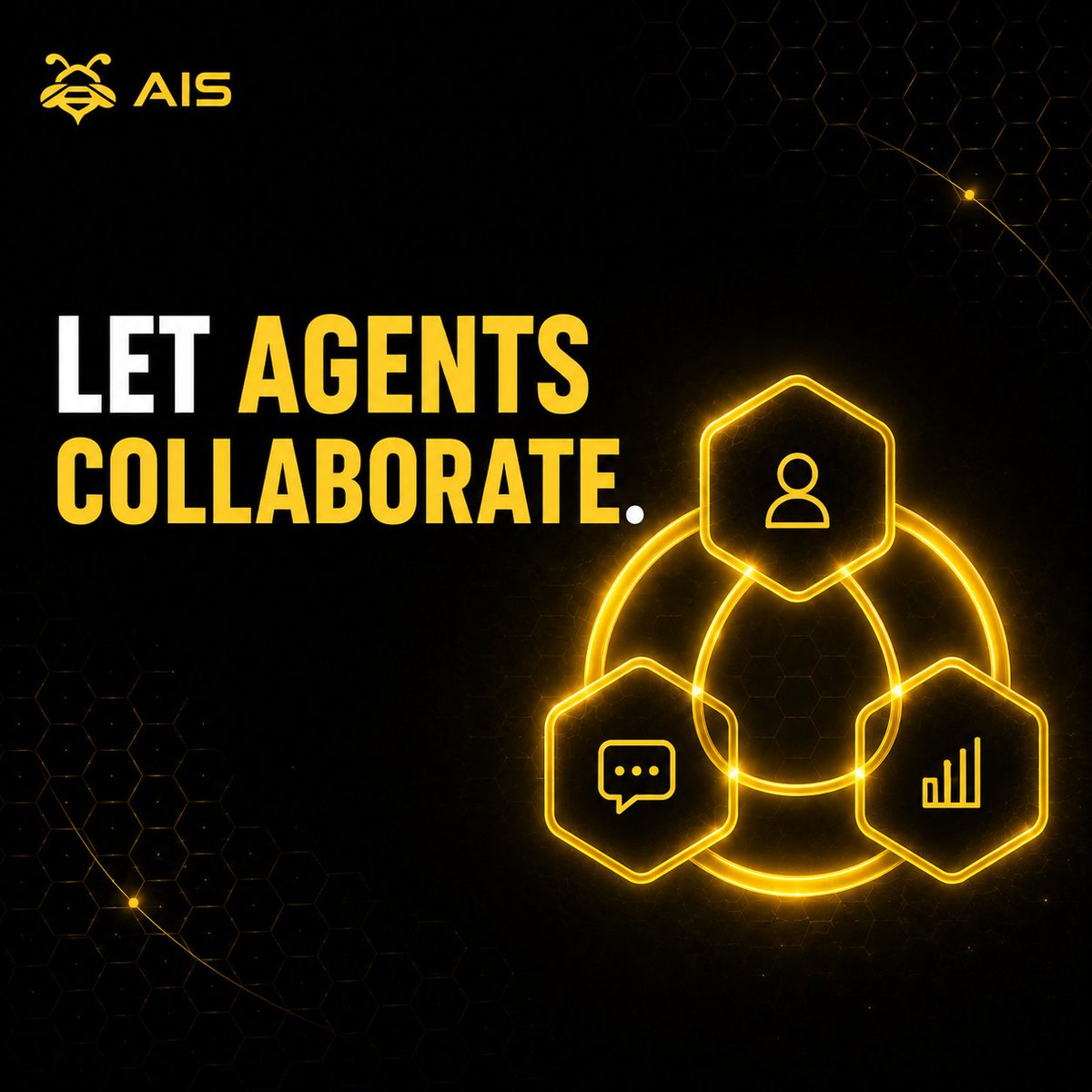 AIS_Agent's tweet photo. AI shouldn’t spend its life waiting for:
“Next prompt?” 🤖
AIS is designed for AI that can keep going.

⚡️ Understand the goal
⚡️ Break down the task
⚡️ Coordinate the swarm
⚡️ Verify the output
⚡️ Continue the workflow
AI is moving from response to action.

#AIS #AgenticAI #AI #MultiAgent