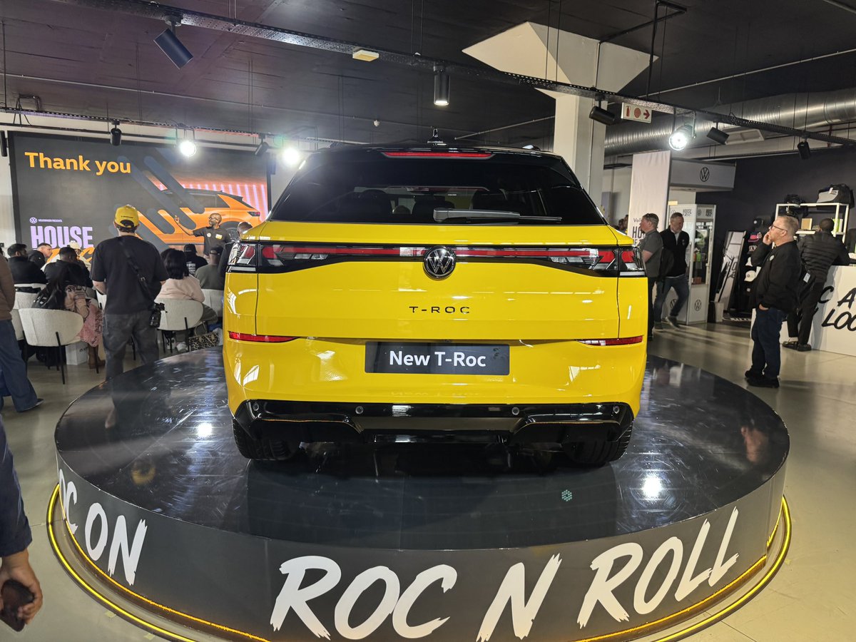 khuleonwheels's tweet photo. Volkswagen has officially taken the covers off the all-new T-Roc at the 2026 Festival of Motoring at Kyalami. The second-generation T-Roc arrives in South Africa with a 1.4 TSI engine paired with an 8-speed…
#FestivalOfMotoring #FOM2026 #VWSA #NewTROC https://t.co/oTS4DMjTgY