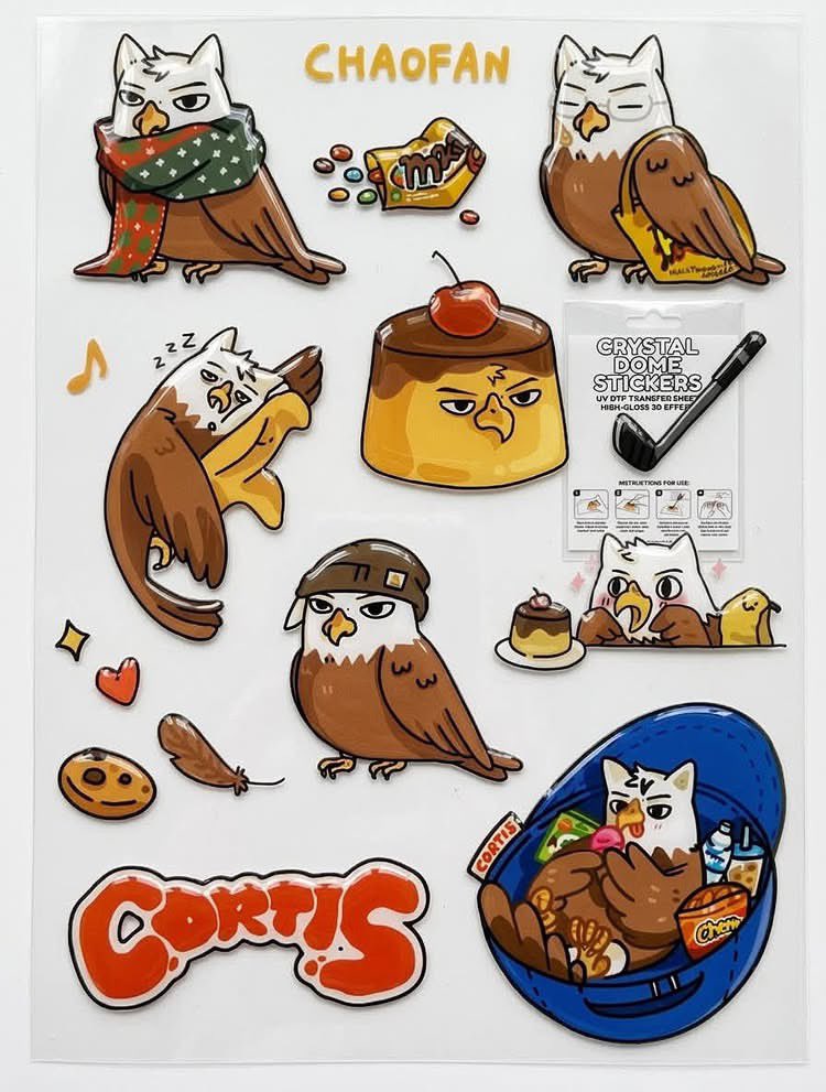 Yuiscoer's tweet photo. This fanmade merch is so cute — they drew JAMES as an eagle character with kitty ears
#JAMES #JAMESCORTIS #제임스 #赵雨凡 https://t.co/cLwEbLYU9U
