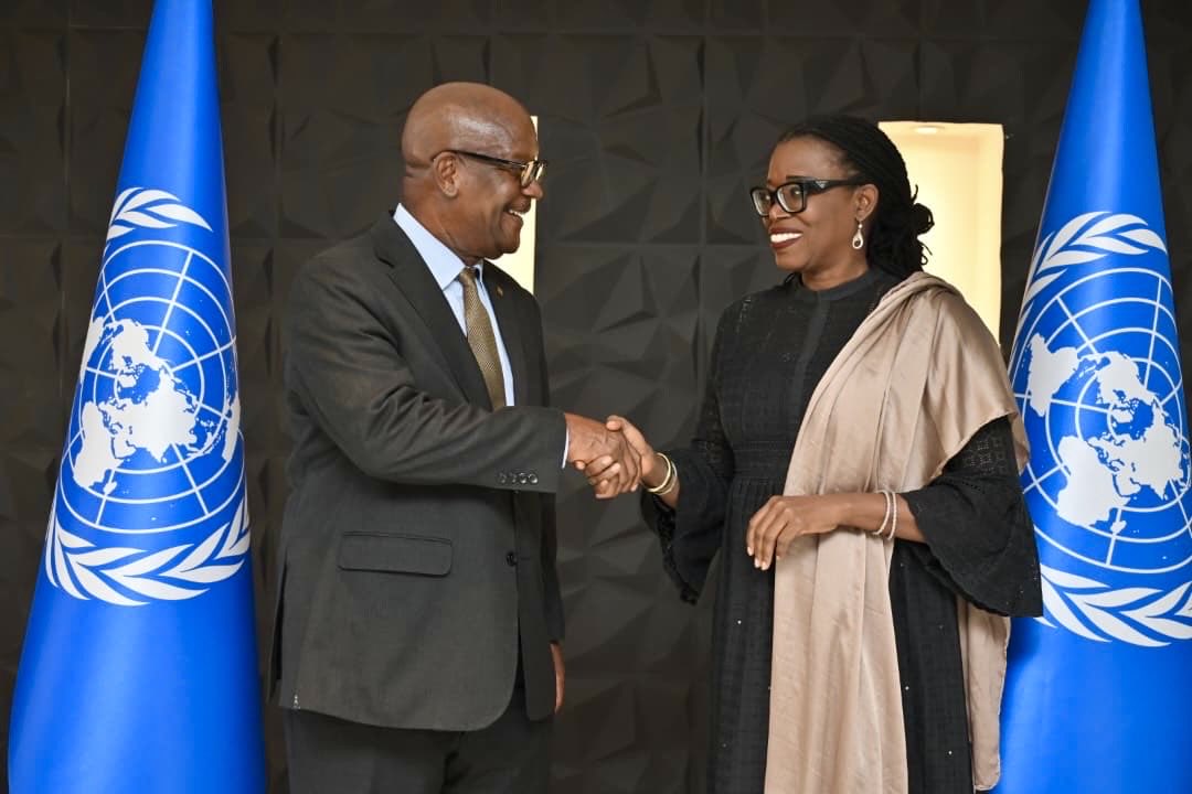 mohs_sl's tweet photo. As discussions at @RC76 in #AddisAbaba continue to reimagine healthcare priorities for #Africa, @DembyAustin yesterday held a productive meeting with @mamakeita_mama of UNECA. The leaders highlighted partnership opportunities to support S/L’s health and development priorities. https://t.co/URh5vat748