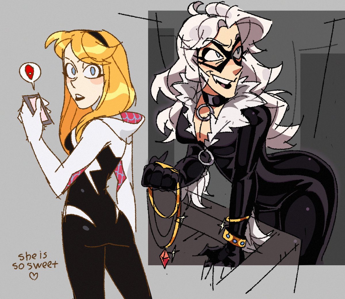 SORCHIZZ's tweet photo. more girls✍️ #marvel #spiderman https://t.co/IbkKGJd23i