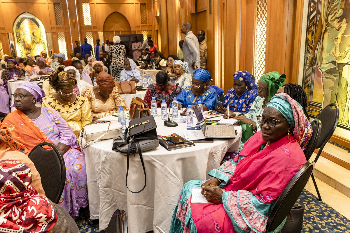 AWLNetwork's tweet photo. “When women lead, peace follows.”

From 26-28 August in Bamako, women leaders from across the Sahel and coastal countries are coming together to advance women’s leadership, amplify the voices of women peacebuilders, and shape concrete solutions for lasting peace and stability across the region.

Because women’s meaningful participation is not an option. It is essential to building lasting peace.

#OSE #AWLN #WPS #Sahel #WomenLead