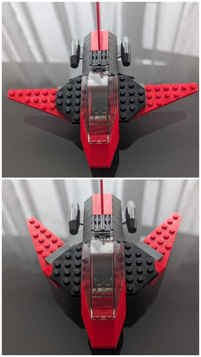 MohabAyman's tweet photo. My first variable sweep wing design #lego #lego_ideas https://t.co/iUQEIrRkbQ