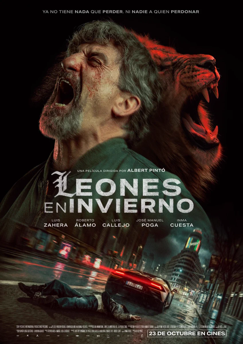 Cartel de 'LEONES EN INVIERNO'.
Estreno en cines el próximo 23 de octubre