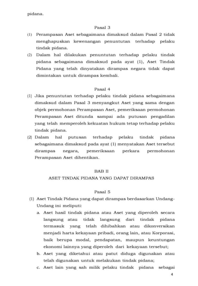 indepenSumatera's tweet photo. DRAF RUU PERAMPAS 

UU perampasan aset ini bukan hanya menyasar koruptor bahkan jauh lebih mengerikan lagi masyarakat sipil bisa kena semua. 

Sudah siapkah kalian wak? https://t.co/q3UNhKMOFB