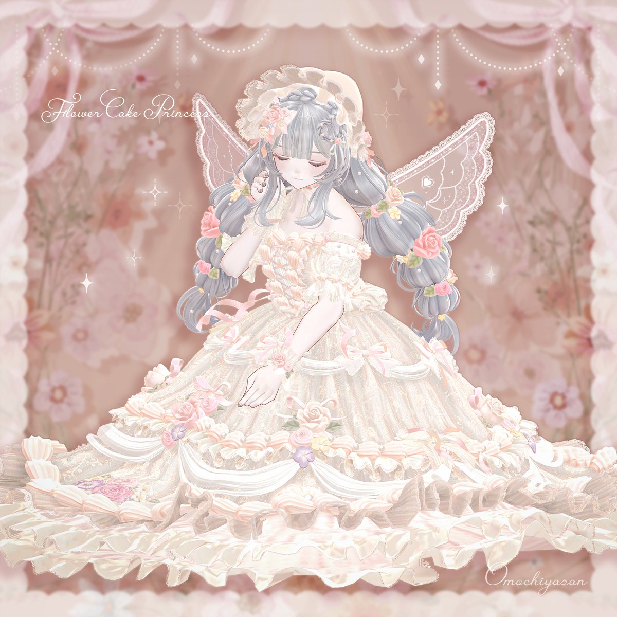 Omochiya3's tweet photo. 🌷『FlowerCakePrincess』セールはあと3日🌷

8/30まで発売記念セール開催中です🍰✨
スカートは座ったときにも床に沿ってふんわり美しく広がるように仕立てています。
お姫様らしいドレスの広がりをぜひ楽しんでみてください👑🌷
#おもちやさん #FlowerCakePrincess #Marycia https://t.co/OHX78FNGYc