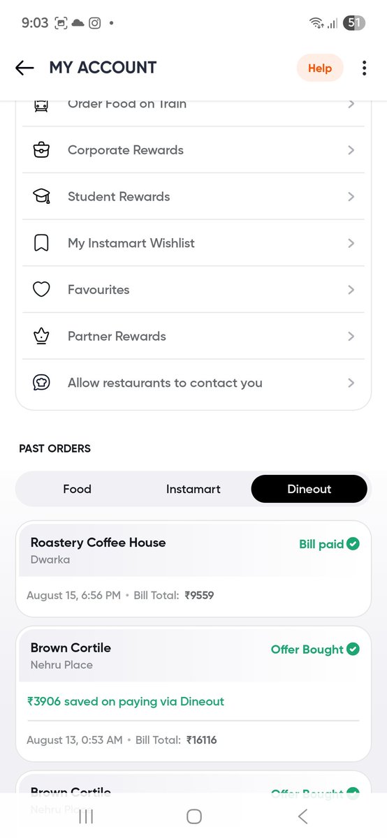 RChangia's tweet photo. @Swiggy @swiggydineout refund of a pymt mistakenly made on Aug 15 to Roastery Dwarka instead of Roastery Sarvodaya is pending for the past 2 weeks even after all relevant info provided in a timely manner.

Should it be escalated to consumer court for resolution. https://t.co/tVrXZHdbkm