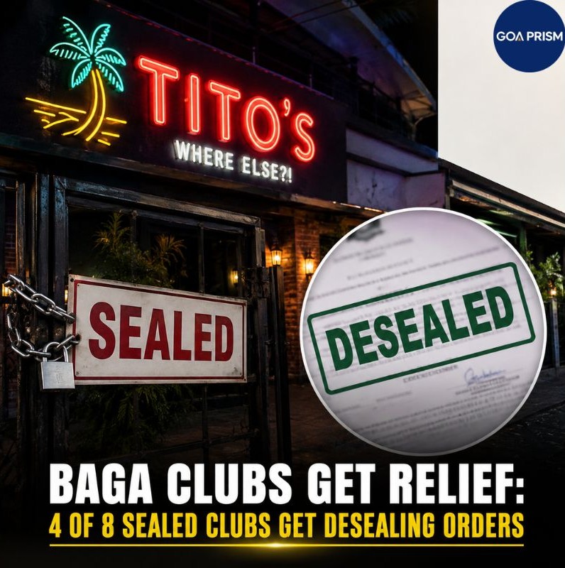 goaprismnews's tweet photo. Baga nightclub crackdown takes a twist: 4 of 8 sealed clubs get desealing orders.
#baga #goa #hotel #desealed https://t.co/C9bTm75Iw7
