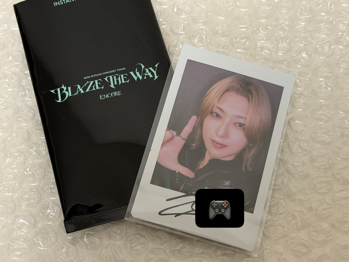&TEAM BLAZE THE WAY ENCORE 交換 サイン入りチェキ 交換 【譲】FUMA