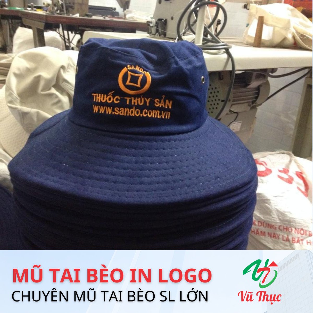 lyvinhduc1994's tweet photo. Xưởng May Vũ Thục:
Chuyên may sỉ mũ nón quảng cáo số lượng từ 500 - 1000 chiếc
- May in nón tai bèo
- Mũ lưỡi trai sự kiện
GIÁ RẺ - ĐÁP ỨNG NHANH TIẾN ĐỘ
- - - Luôn cam kết với khách hàng - - -
🥇Thiết kế sáng tạo
🥇Tư vấn miễn phí
🥇In ấn đúng chất lượng
🥇Giao hàng đúng tiến độ
🥇Dịch vụ trọn gói uy tín
Chuyên hàng công ty & doanh nghiệp
Xưởng May Nón Vũ Thục
* Nón tai bèo * Mũ lưỡi trai
(in logo, thông tin, thông điệp quảng cáo)
Hóa đơn đầy đủ.
Đ/c: 134/143/7 Dương Thị Mười thuộc Khu phố 1A, Phường Tân Thới Hiệp, Quận 12, Thành phố Hồ Chí Minh.
Zalo/hotline: 0969.919.439
----
武熟服装工厂：
专营促销帽类的批量生产，其订单数量为 500–1,000 顶
- 生产与印花渔夫帽
- 活动棒��帽
价格优惠 – 迅速尽快
- - - 我们的承诺 - - -
🥇创意设计
🥇免费咨询
🥇优质印花
🥇按时交货
🥇可靠的一站式服务
专接公司和企业的订单
武熟帽类加工工厂
* 渔夫帽 * 棒球帽
（提供 Logo、信息及促销标语印花服务）
开具正式发票
地址：胡志明市第12郡新泰协坊第1A街道杨氏十 134/143/7号
Zalo/热线电话：0969.919.439
#mũtaibèoinlogo #mutaibeoinlogo #nóntaibèoinlogo #nontaibeoinlogo #mutaibeoinlogotphcm #mũtaibèoinlogotphcm #nóntaibèoinlogotphcm #mutaibeo #nontaibeo #mũtaibèo #nóntaibèo #sảnxuấtmũtaibèoinlogo #sanxuatmutaibeoinlogo #xuongmaynontaibeo #xuongmaymutaibeoinlogo #xưởngmaymũtaibèoinlogo