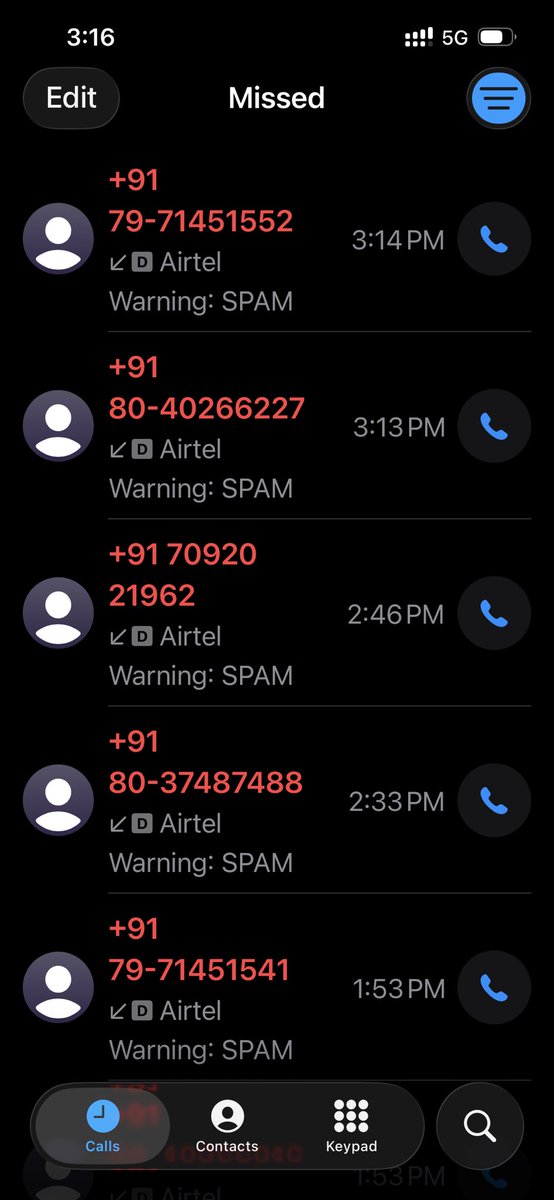 BharanmsM's tweet photo. Unable to tolerate Airtel warning spam calls .. Action needs immediate @Airtel india @AirtelServ30428 #airtel https://t.co/a5uz7Qe8vV