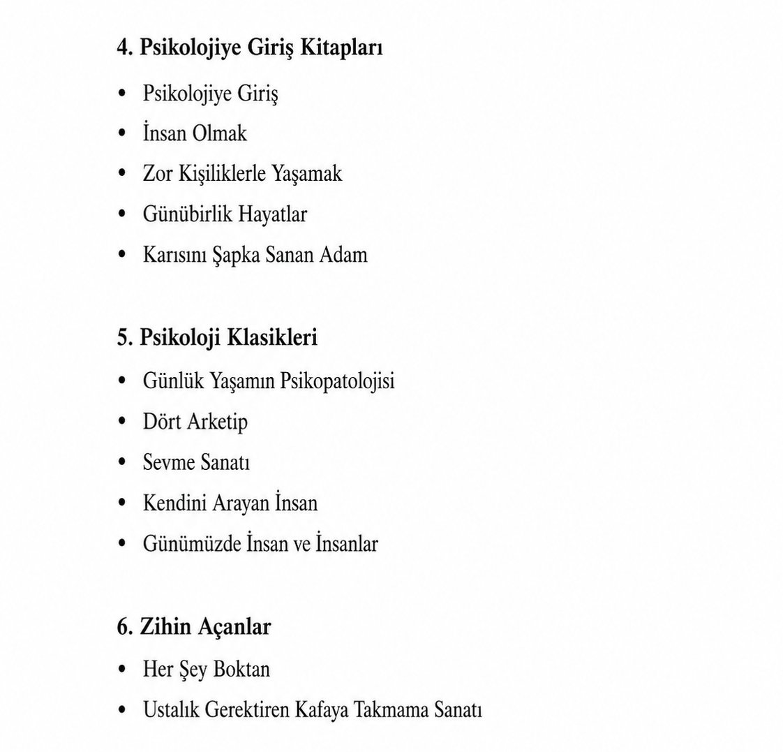 onlukitap's tweet photo. Psikoloji ve Kişisel Gelişim Kitapları Listeledim!

Kendini ve insanları daha iyi anlamak isteyenler için ufuk açan kitaplar.. https://t.co/hwr1XSNHme