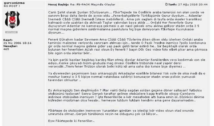 M_PYRZ's tweet photo. Dün akşamın Fenerbahçe tribünü açısından bir başka önemi daha vardı onu da atlamayalım.

26 Ağutos 2010 Fenerbahçe - Paok maçı öncesi Fikirtepe'de yaşananlar. Orada olanlar neler olduğunu çok iyi biliyor ama bilmeyenler için beşiktaşlı birinin yazdıkları bilmeyenler için güzel bir belge olmuş. 

Yaşa var ol Fenerbahçe Tribünü !
#Fenerbahçe #Kadıköy #Tribün #Ultras