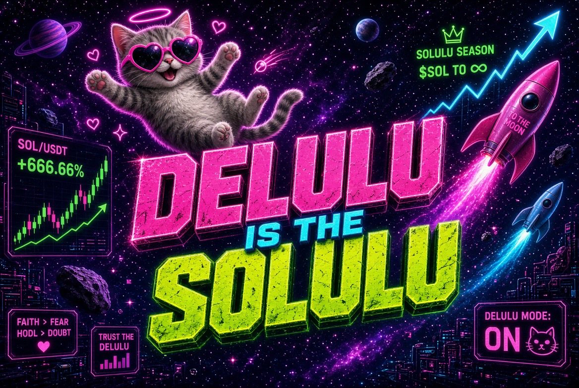 DELULU_SOLL's tweet photo. @BSCGemsAlert The only SOLULU is $DELULU https://t.co/3LHJeQzEo3