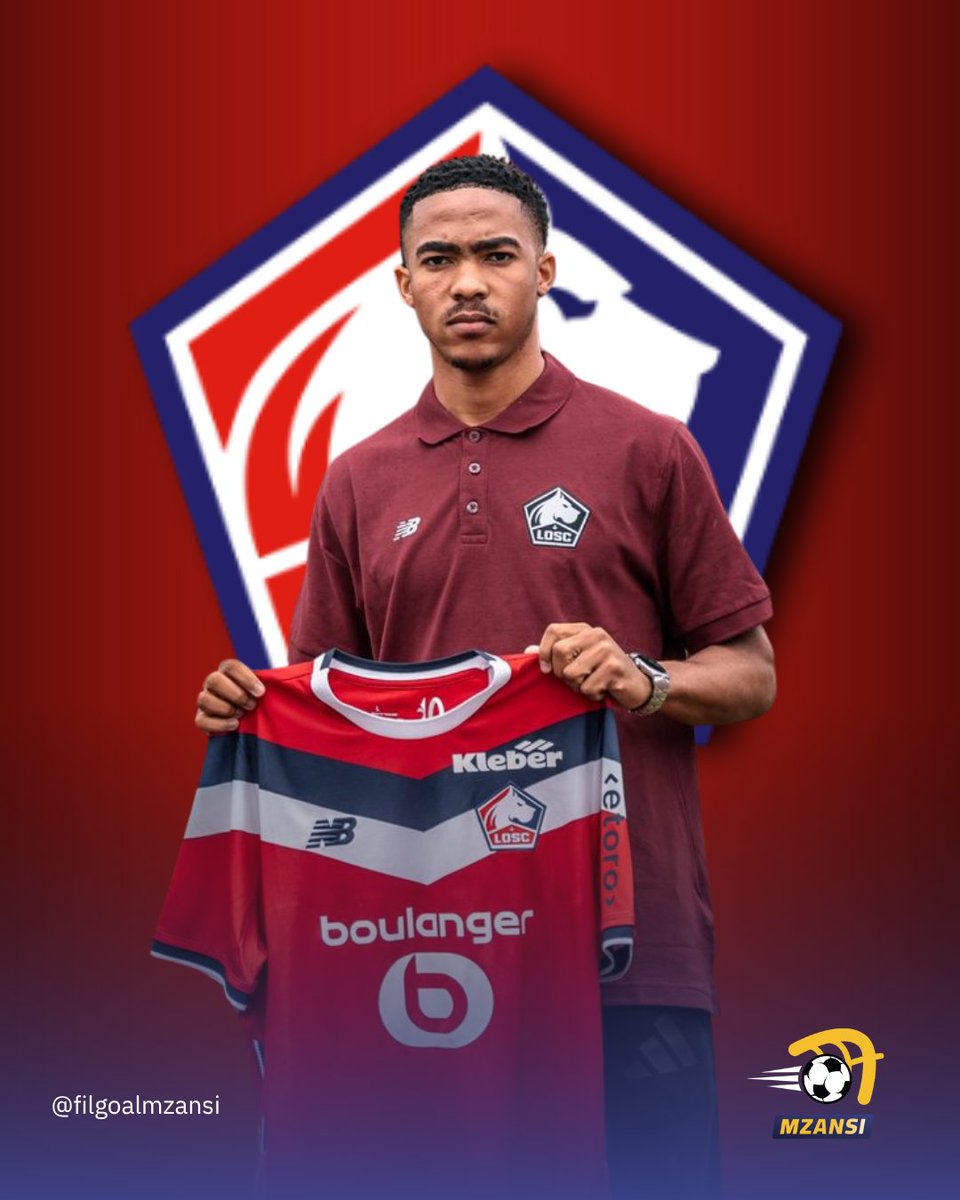 FilGoalMzansi's tweet photo. Mamelodi Sundowns have confirmed that 20 year old defender Thato Sibiya has completed a season long loan move to Ligue 1 side LOSC Lille, with the French club holding an option to buy, according to iDiski Times.

Can Sibiya break into Lille's first team this season? https://t.co/QTrHi8rLah