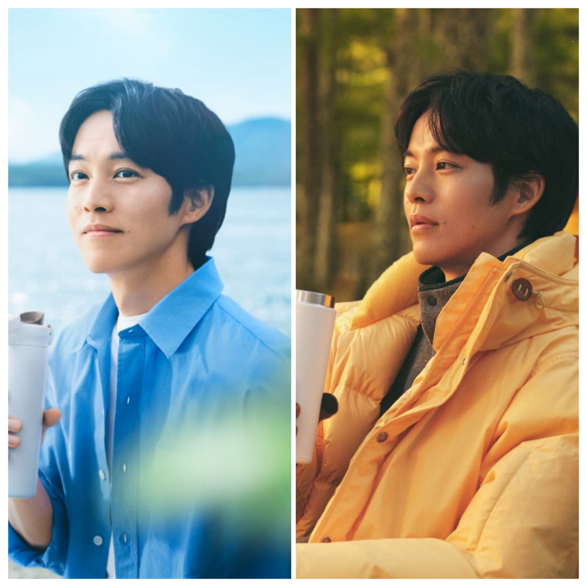 noinsky's tweet photo. 爽やかな夏の桃李
穏やかな冬の桃李
タイガー魔法の余韻✨

#松坂桃李
#タイガー魔法瓶
#夢重力ボトル https://t.co/I2eW3zxqlt