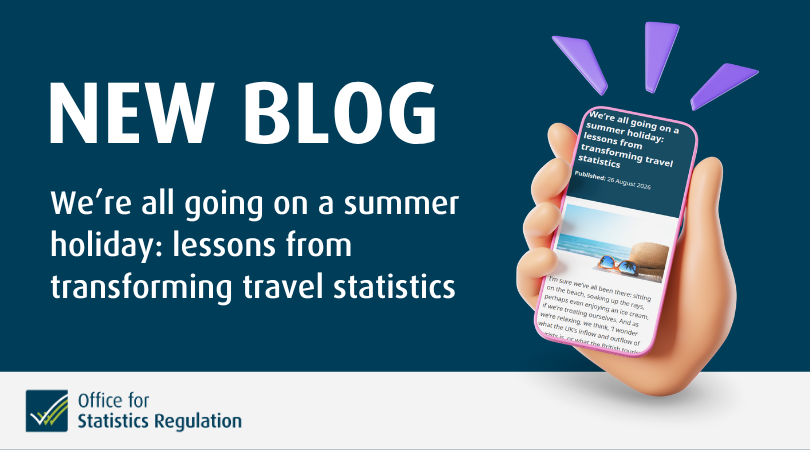 StatsRegulation's tweet photo. Travel and tourism statistics help inform decisions across government and industry. In this blog, we reflect on ONS’s transformation programme and explore three lessons for statistics producers: transparency, user engagement and putting quality first 👉 https://t.co/5bCoDHHagg https://t.co/sVa4RaTqK3